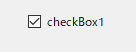 WindowsForm Checkbox